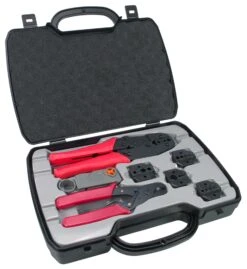 Universal Crimpkoffer M. 5 Einsätzen