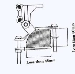 Diamond K-515 Klemme Für Dachreling -Kenwood Store 20076 drawing 78e5