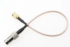 Pigtail SMA-Stecker/BNC-Buchse, 20cm, Impedanz 50 Ohm