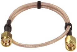 Pigtail SMA-Stecker/SMA-Stecker, 30cm, Impedanz 50 Ohm