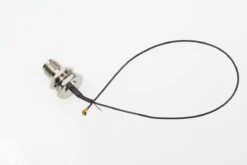 Pigtail IPEX (aka U.FL®)-Stecker/Reverse-TNC-Einbaubuchse, 24cm, Impedanz 50 Ohm
