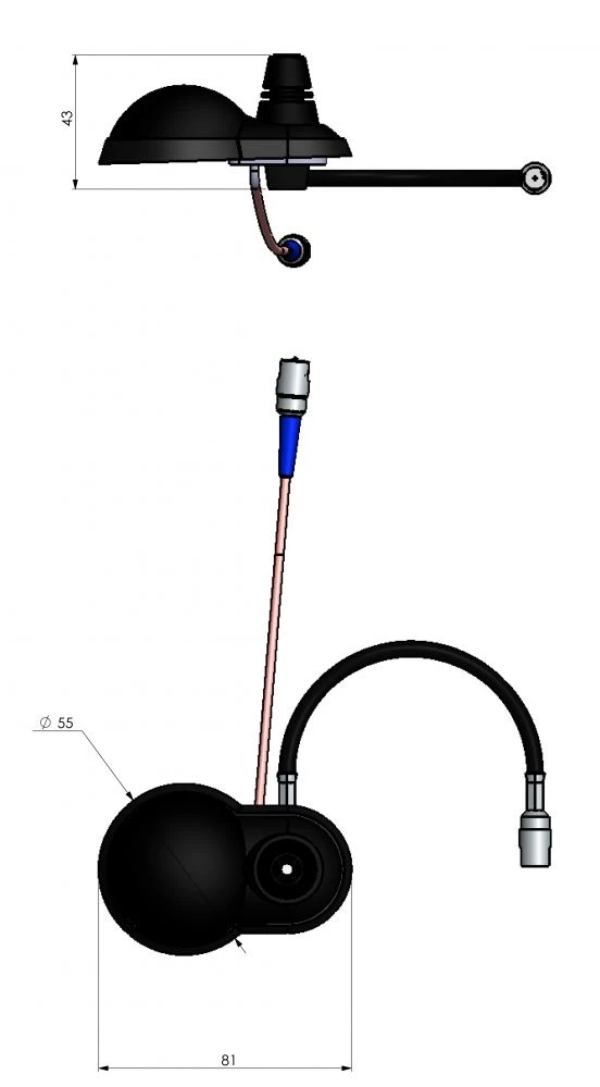 Smarteq Antennenfuß Mit GPS 2 Smarteq Antennenfuß Mit GPS – Bild 2